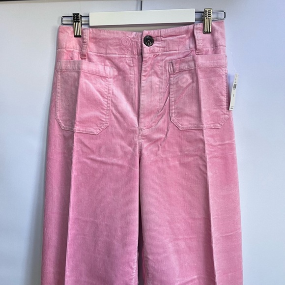 NWT Anthropologie Maeve The Colette Cropped Wide-Leg Corduroy Pants - Picture 10 of 14